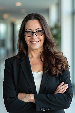 Professional headshot of Josee Madison smiling in a business setting